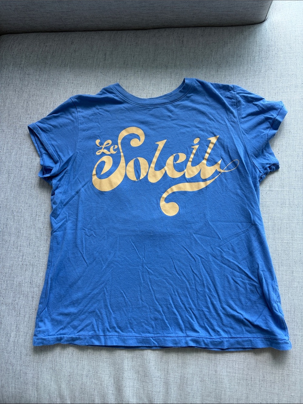 Royal Blue Tee 'Le Soleil'